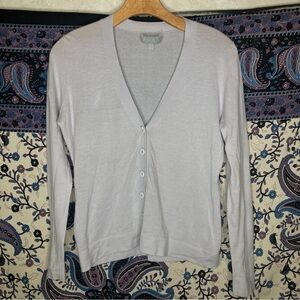 Pure collection cotton cardigan